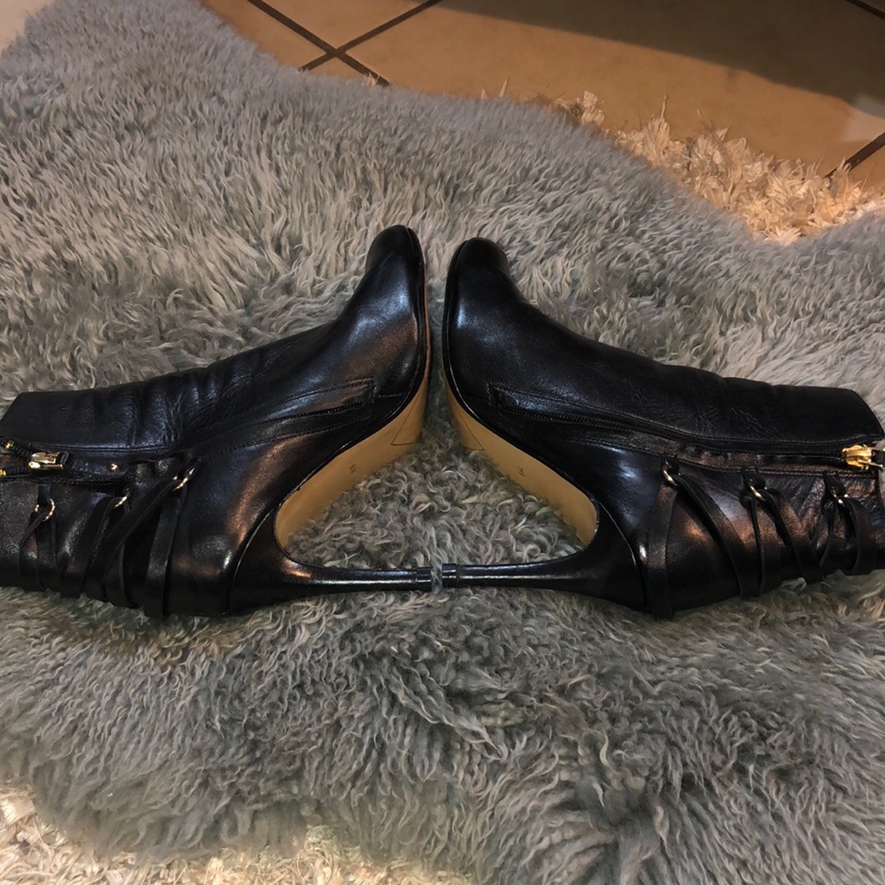 Halogen booties black leather - Picture 4 of 8